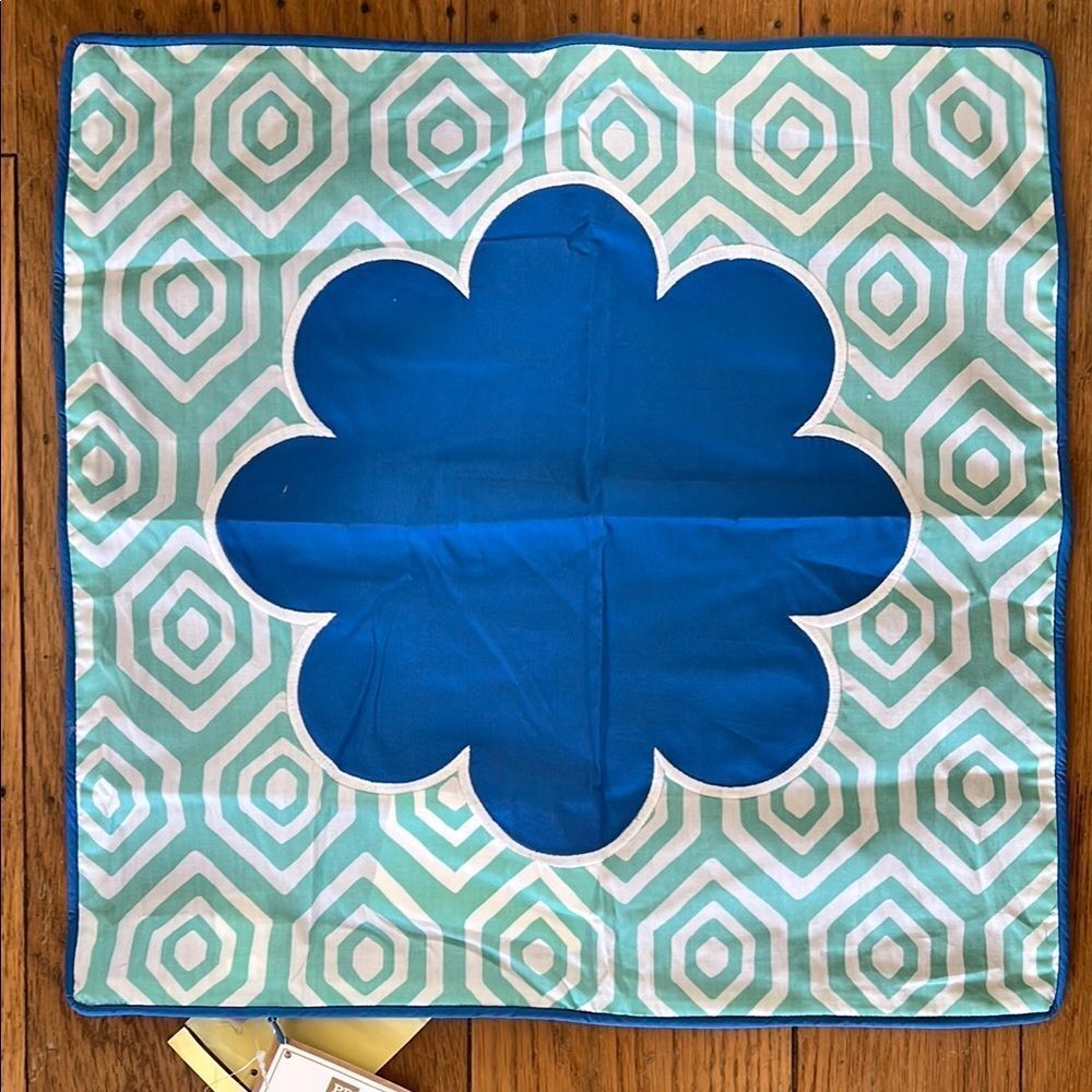 Pottery Barn Teen Daisy Monogram Pillow Cover
